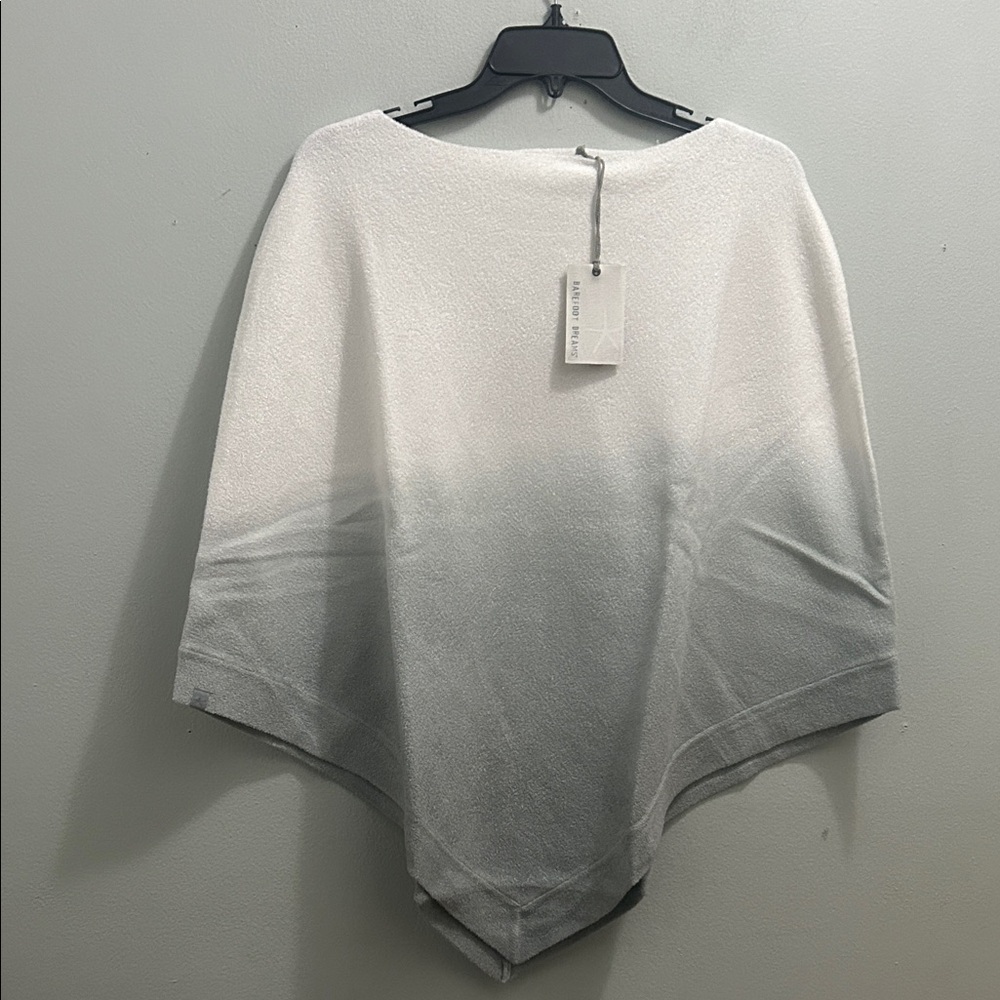 BAREFOOT DREAMS COZYCHIC ULTRA OCEAN BREEZR PANCHO, Ombré waterfall - Picture 3 of 6